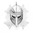 crusader tattoo design idea