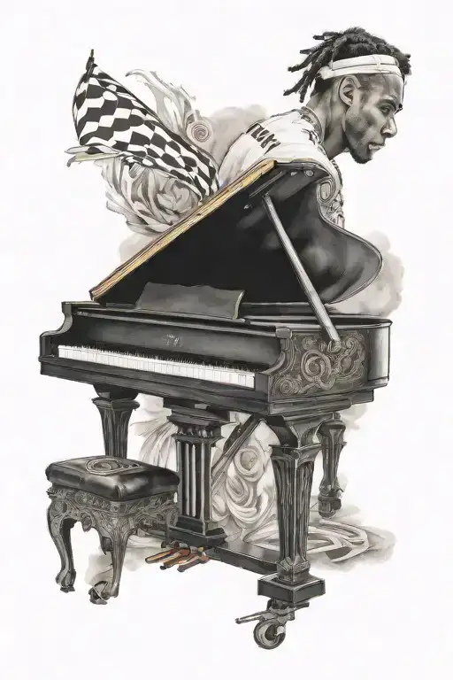 formula one lewis hamilton photography piano greek tattoo design idea