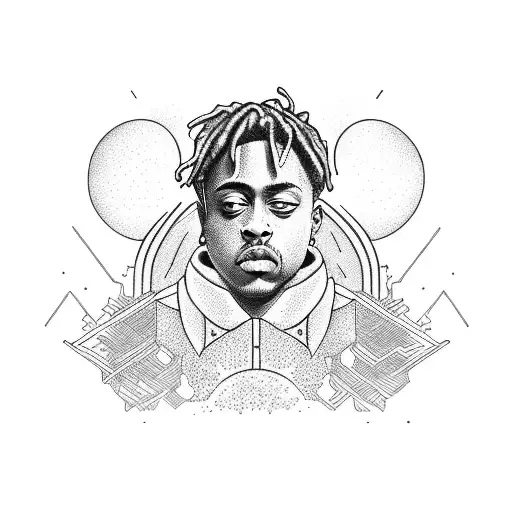 juice wrld albums tattoo design idea