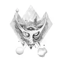 juice wrld tattoo design idea