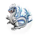 i want the Shiryu dragon tatoo with realistc design tattoo design idea