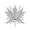 Maple Leaf tattoo design idea