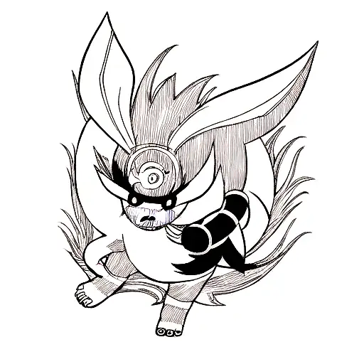 pokemon, naruto, tattoo design idea