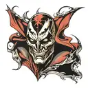 spawn portrait tattoo design idea