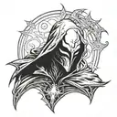 spawn portrait tattoo design idea