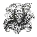 spawn portrait tattoo design idea