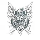 anarchy class war  tattoo design idea