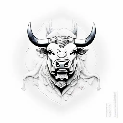 Bull Tattoo Design 