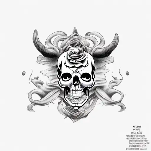western skull tattoos