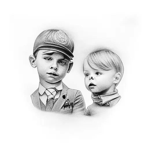 eu e meu filho tattoo design idea