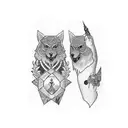 eu e meu filho tattoo design idea