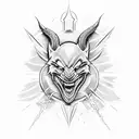 Warner bros crest tattoo design idea