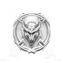 Warner bros crest tattoo design idea