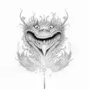 name oscar on fire tattoo design idea