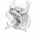 name oscar on fire tattoo design idea