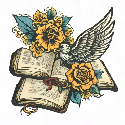 bible scripture tattoo design idea