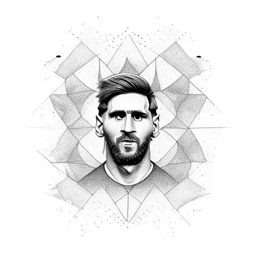 Messi  tattoo design idea