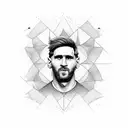 Messi  tattoo design idea