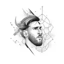 Messi  tattoo design idea