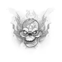 Bart Simpso tattoo design idea