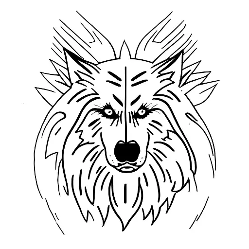 lobo tattoo design idea