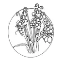 Tate Micheal, Lily of the Valley, XVI• V• MMXXII tattoo design idea