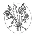 Tate Micheal, Lily of the Valley, XVI• V• MMXXII tattoo design idea