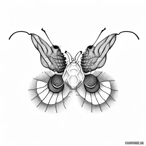 Silkworm tattoo design idea