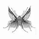 Silkworm tattoo design idea