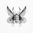 Silkworm tattoo design idea