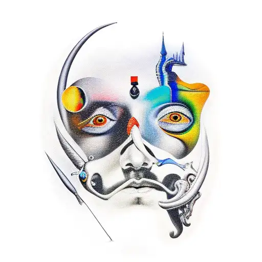 SALVDAOR DALI tattoo design idea