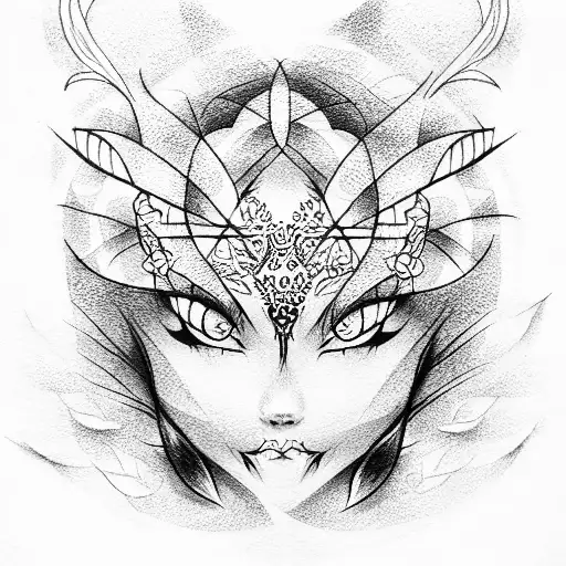 Kuromi from movie tattoo design idea