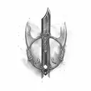 axe and halligan tattoo design idea