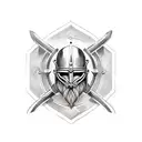viking helmet tattoo design idea