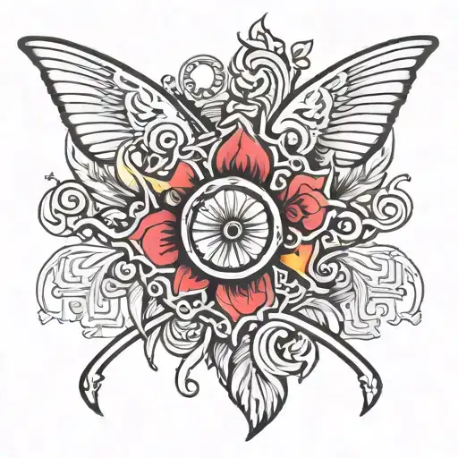 fan tattoo tattoo design idea