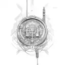 judgement chain tattoo design idea