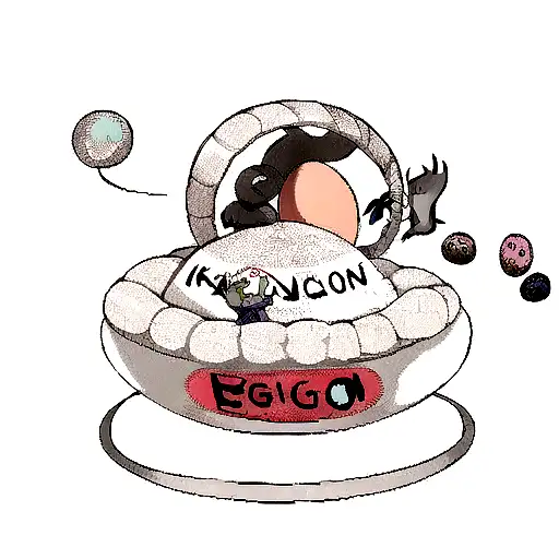 Dragon circling around it's egg which has the word "KID" written on it and the dragon has "Karma written along its curve tattoo design idea