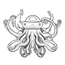 octapus hacker tattoo design idea