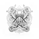 octapus hacker tattoo design idea