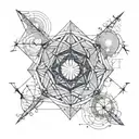 Leo, Libra, Sagittarius constellation tattoo design idea