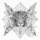 Leo, Libra, Sagittarius constellation tattoo design idea