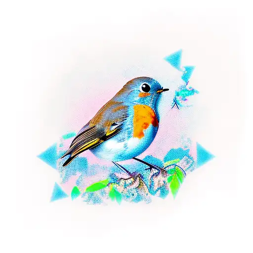 Robin tattoo design idea