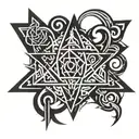 tetragrammaton tattoo design idea