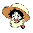 straw hat luffy tattoo design idea