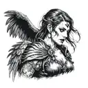 morrigan tattoo design idea