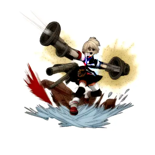 Arsenal FC cannon tattoo design idea