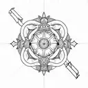 King's Crown tattoo design idea