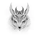 A traditional style tattoo of an intricate eye design incorporating elements of various animals, symbolizing the client's passion for both traditional tattoos and animals. tattoo design idea