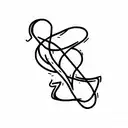 Zodiac sign virgo and snake tattoo design idea