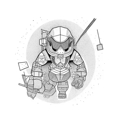 Alma desprendiendo del cuerpo de un niño a adulto  tattoo design idea